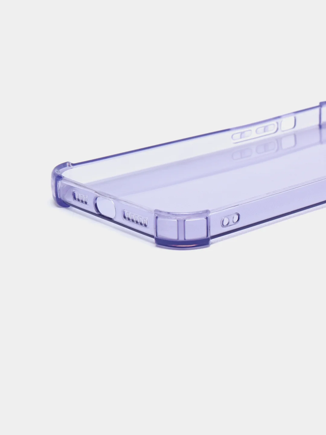Лавандовый чехол для iPhone 11. 12/12PRO 13mini. 13. 13 ProMax 1.5mm Неоновый Цветной Плотный