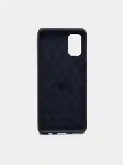 Темно-синий чехол Samsung A41 со вставками под карбон