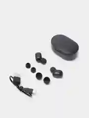 Черный наушники беспроводные сенсорные Bluetooth