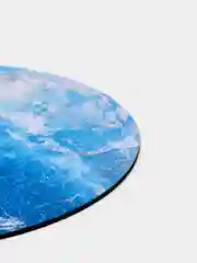 Аметистовый круглый коврик для мыши Планеты, Космос
