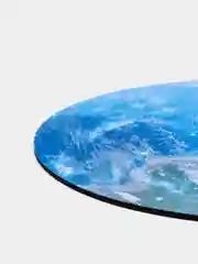 Аметистовый круглый коврик для мыши Планеты, Космос