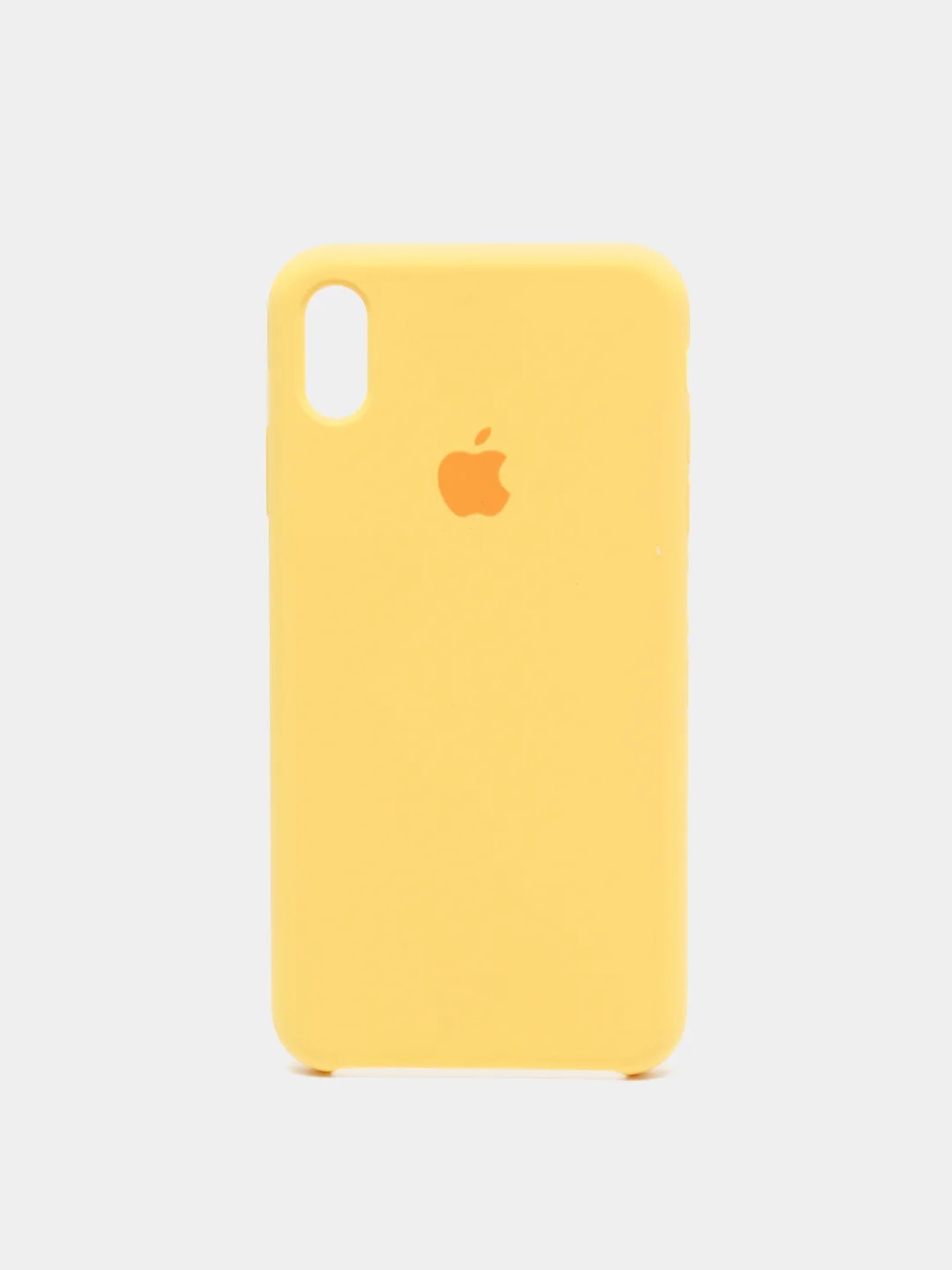 Желтый чехол для Apple iPhone XS Max силиконовый, 8 цветов
