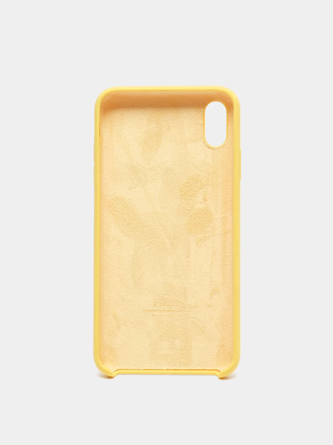 Желтый чехол для Apple iPhone XS Max силиконовый, 8 цветов