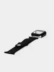 Черный ремешок, бампер и стекло Apple Watch Classic 38 40 42 44 mm Series 1, 2, 3, 4, 5, 6, SE