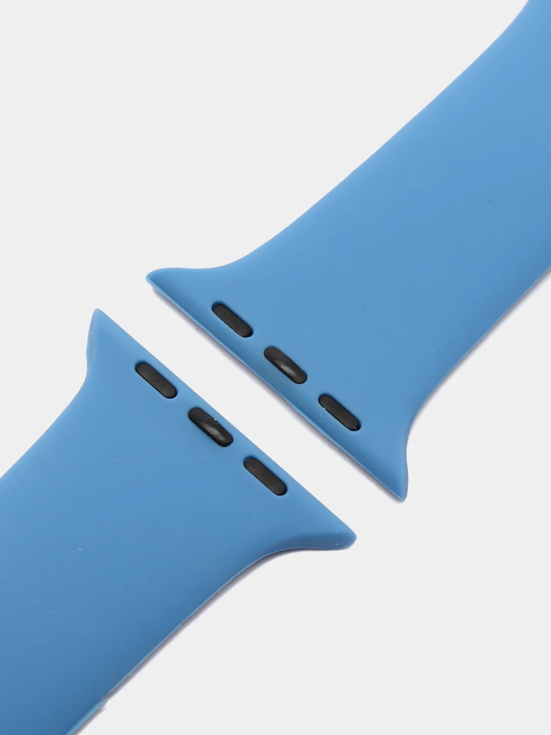 Синий ремешок, силиконовый, цветной, для Apple Watch, 38, 40, 42, 44, 45, 49 мм