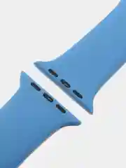 Синий ремешок, силиконовый, цветной, для Apple Watch, 38, 40, 42, 44, 45, 49 мм