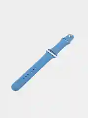 Синий ремешок, силиконовый, цветной, для Apple Watch, 38, 40, 42, 44, 45, 49 мм