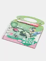Бирюзовый многоразовая Водная раскраска Magic-Water + водный Маркер в комплекте
