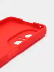Красный чехол Huawei Nova 9 SE с защитой камеры  и бархатом внутри
