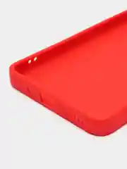 Красный чехол Huawei Nova 9 SE с защитой камеры  и бархатом внутри