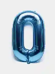 Шар фольгированный, цифра "0". Высота: 102 см
