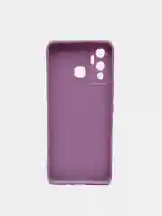 Сиреневый чехол с защитой камеры INFINIX HOT 12 PLAY