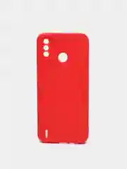 Красный чехол с защитой камеры Tecno Spark 6 GO