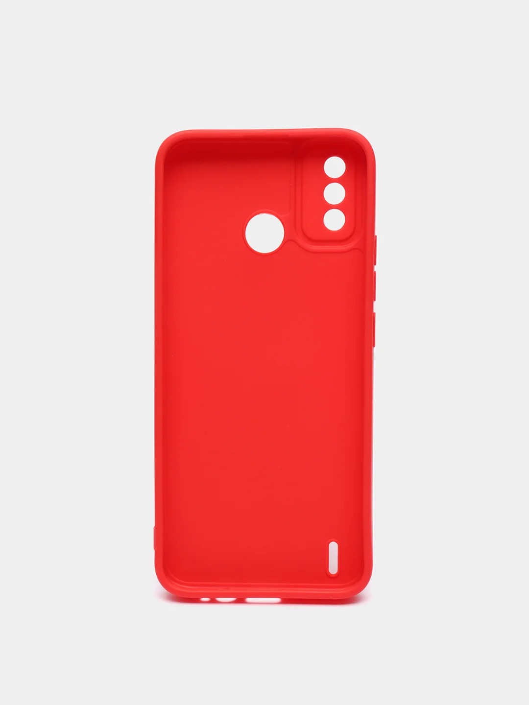 Красный чехол с защитой камеры Tecno Spark 6 GO