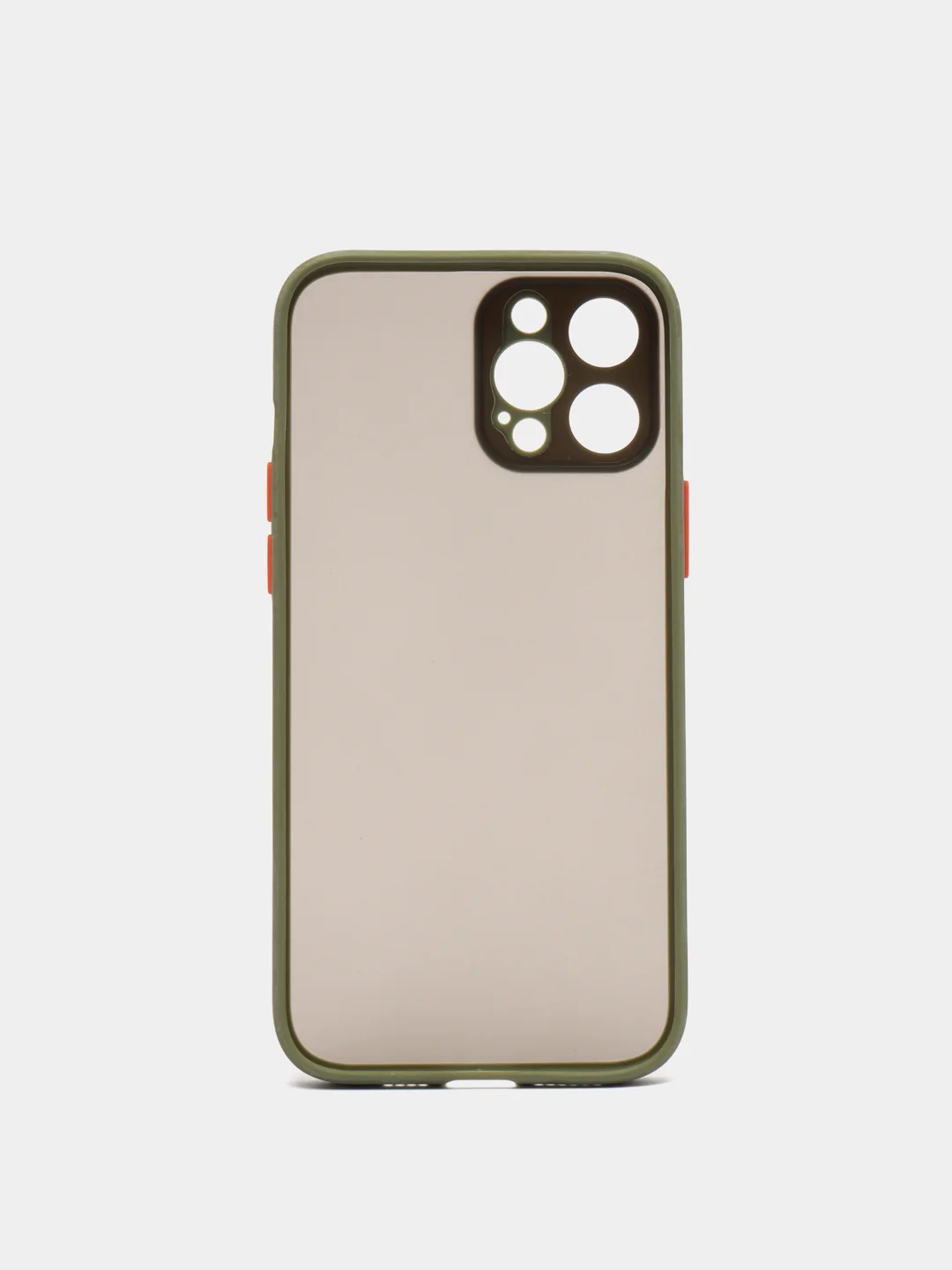Оливковый чехол защитный матовый, жесткий, для iPhone Айфон XS Max / 11 / 11 Pro / 11 Pro Max / 12