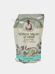 Мыло черное для рук Рецепты бабушки Агафьи, смягчающее, увлажняющее, 500 мл