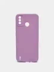 Сиреневый чехол с защитой камеры Tecno Spark 6 GO