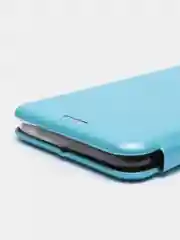 Голубой чехол-книжка для OPPO A16 / OPPO A55 5G / OPPO A54
