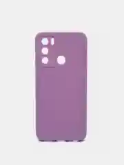 Сиреневый чехол с защитой камеры для Infinix HOT 12I