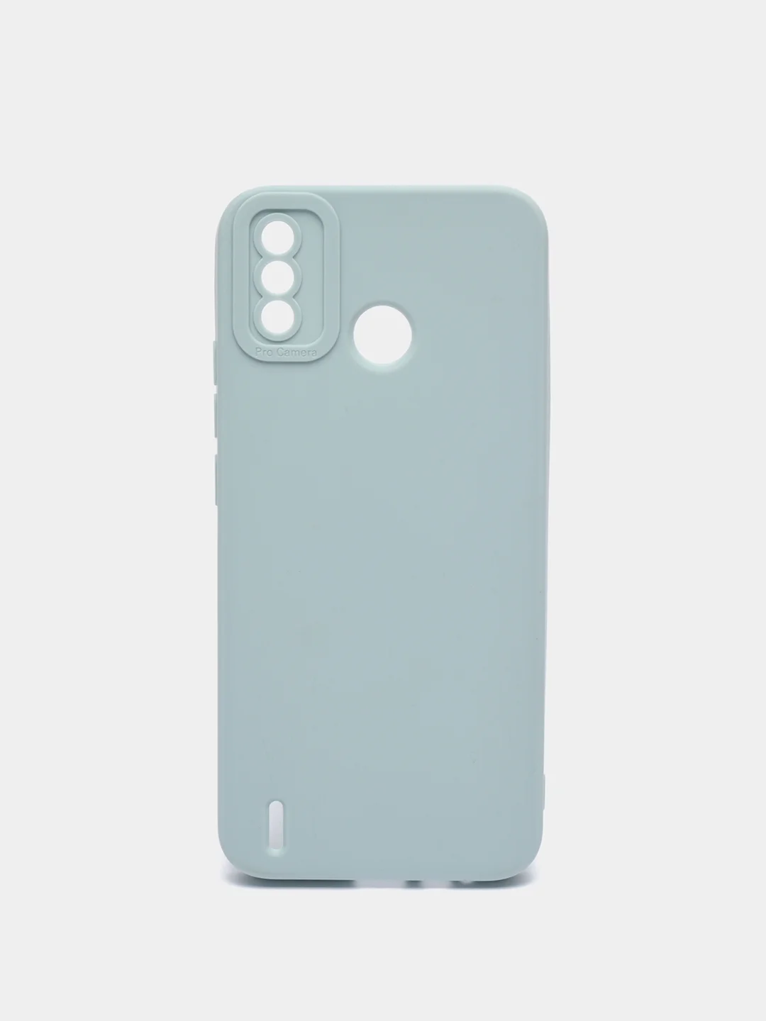 Бирюзовый чехол с защитой камеры Tecno Spark 6 GO