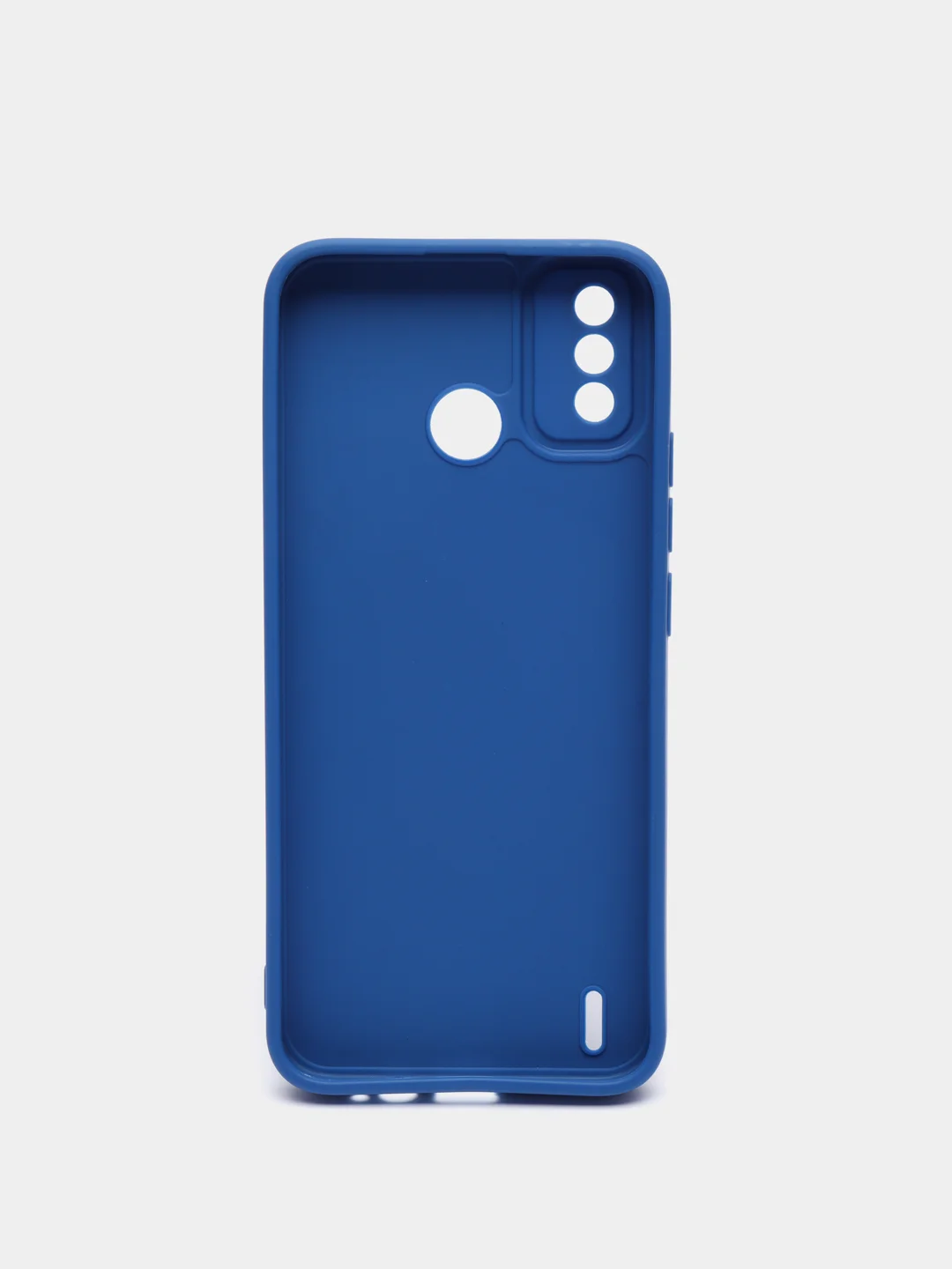 Синий меланж чехол с защитой камеры Tecno Spark 6 GO