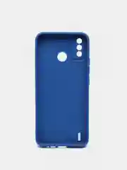 Синий меланж чехол с защитой камеры Tecno Spark 6 GO