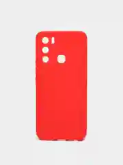 Красный чехол с защитой камеры для Infinix HOT 12I