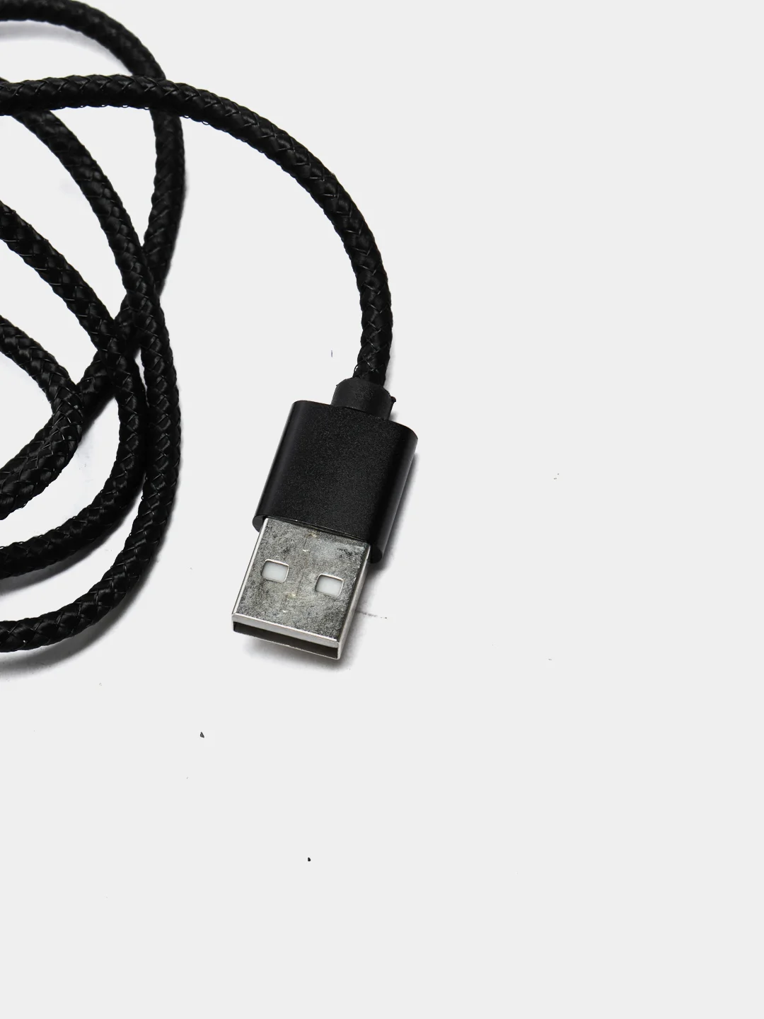 Черный кабель зарядный магнитный тканевый MicroUSB/Type-C/Lightning  2.4A, Айфон, Андроид,головка