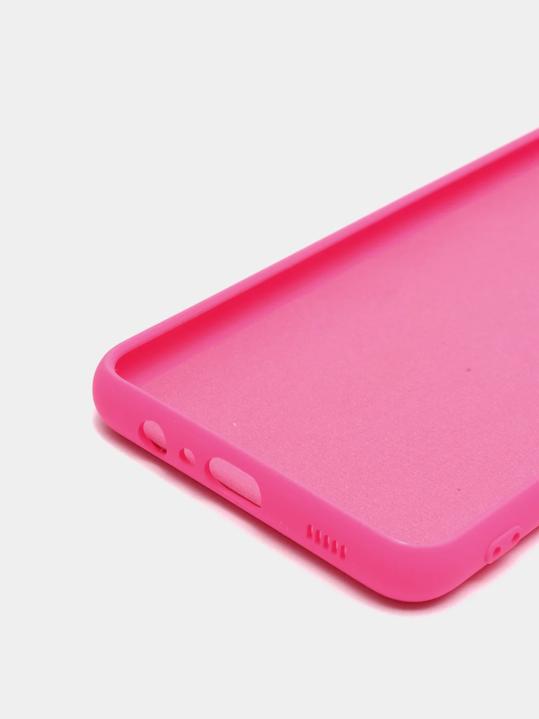 Фуксия чехол Silicone Cover для Samsung Galaxy A02, силиконовый