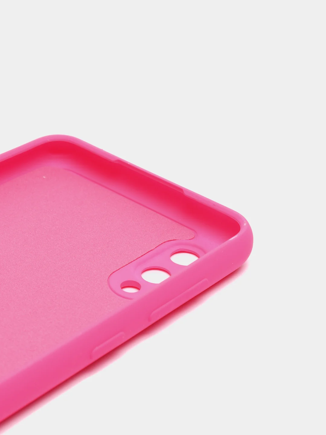 Фуксия чехол Silicone Cover для Samsung Galaxy A02, силиконовый