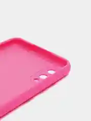 Фуксия чехол Silicone Cover для Samsung Galaxy A02, силиконовый