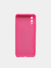 Фуксия чехол Silicone Cover для Samsung Galaxy A02, силиконовый
