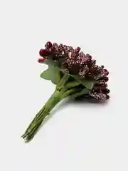 Бордовый букет тычинок, с сахарными вставками
