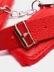 Красный мягкие наручники для БДСМ
