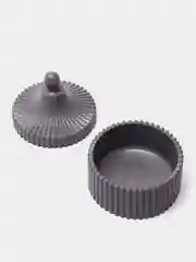 Угольный кашпо из гипса