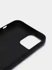 Черный чехол из эко кожи с карманом для карт на iPhone 11 12 mini pro max