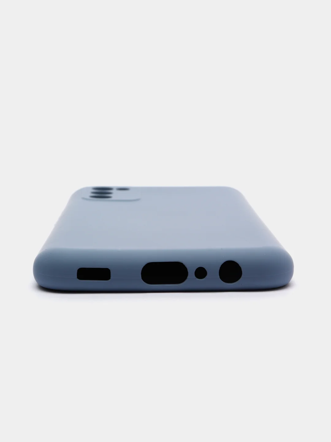 Небесно-голубой чехол для Samsung A02S, A21S, A12, A50, A01core, A10, A52, M31S, A11/M11, A41, A32 бархат