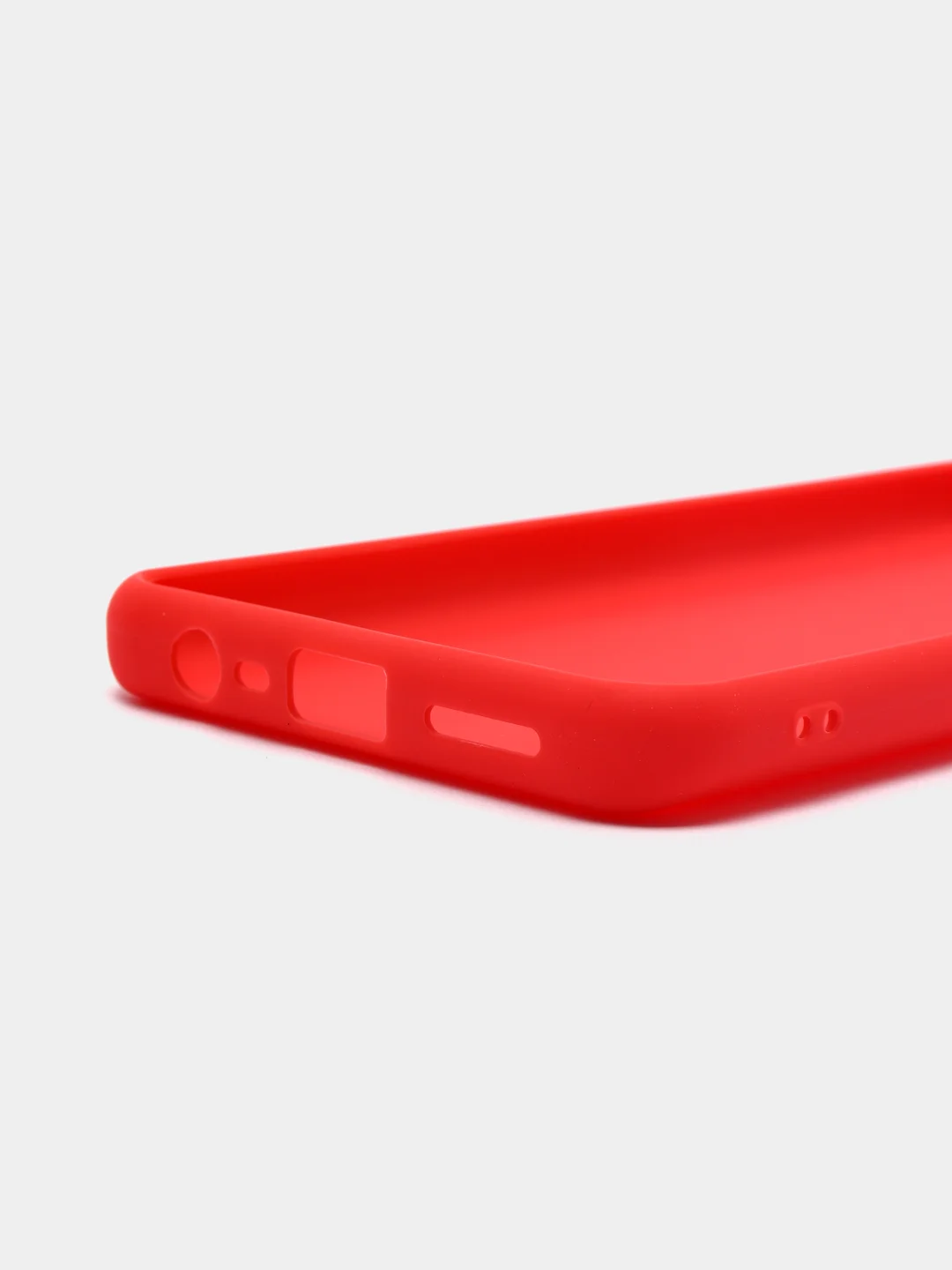 Красный матовый чехол для Realme C3 / C11 / C15, силиконовый
