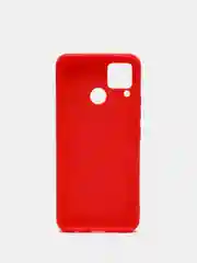 Красный матовый чехол для Realme C3 / C11 / C15, силиконовый