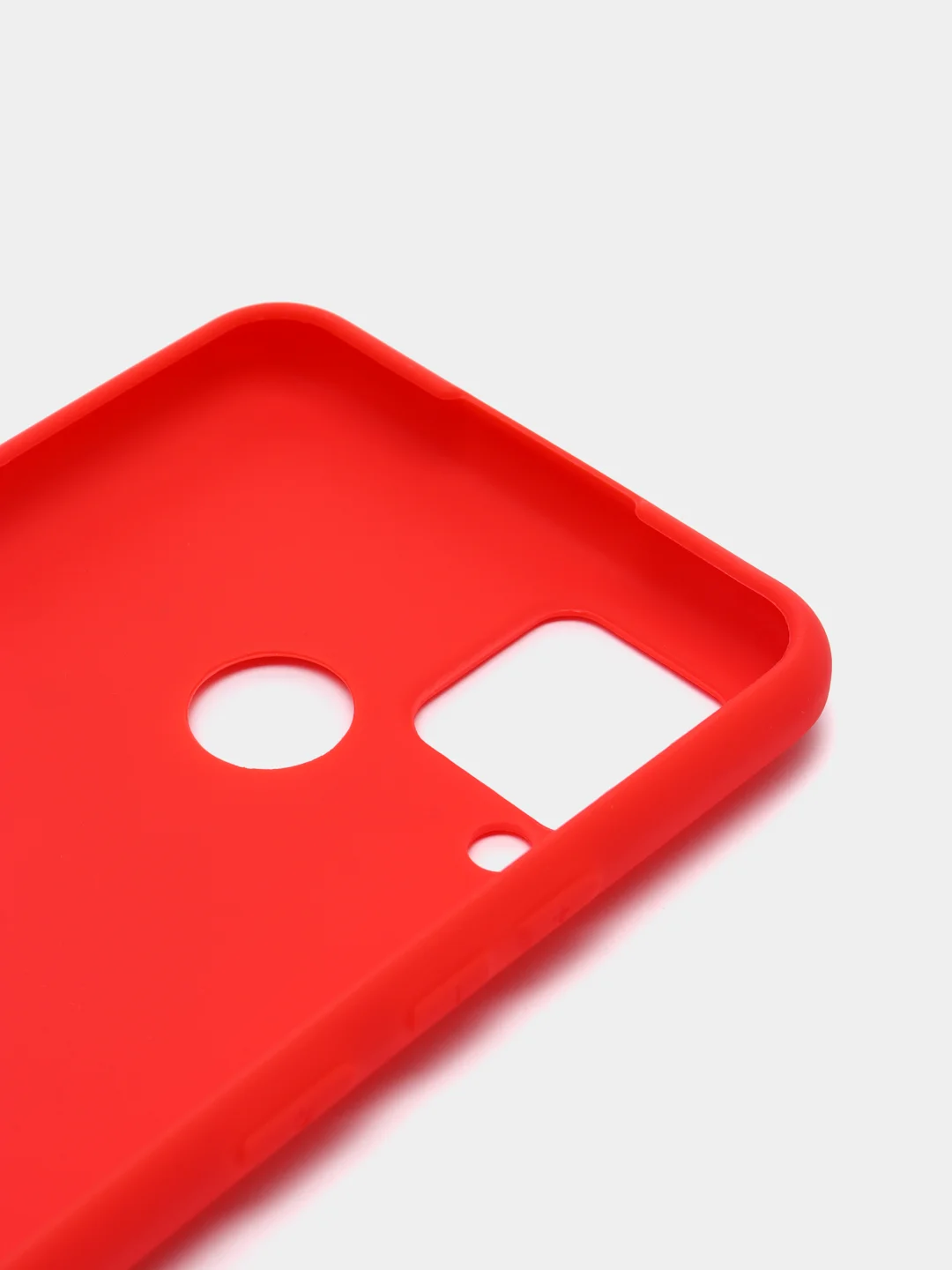 Красный матовый чехол для Realme C3 / C11 / C15, силиконовый