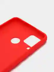Красный матовый чехол для Realme C3 / C11 / C15, силиконовый