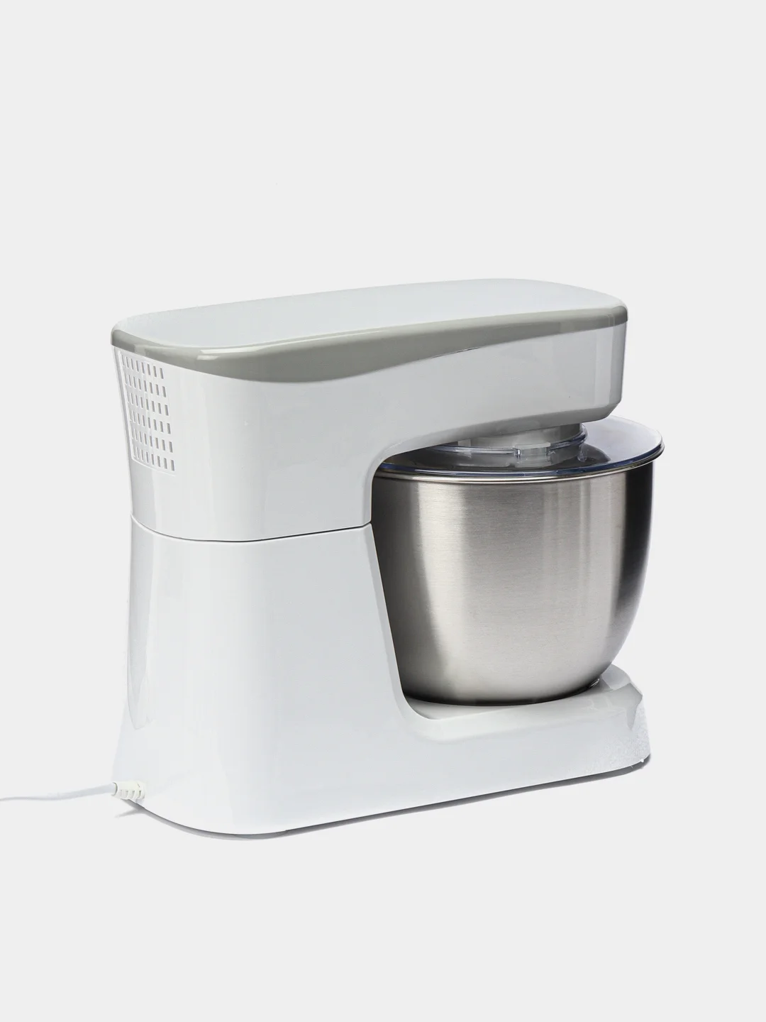 Белый миксер Sakura SA-6327W планетарный, с чашей 3.5л, 1000Вт