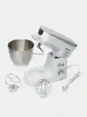Белый миксер Sakura SA-6327W планетарный, с чашей 3.5л, 1000Вт