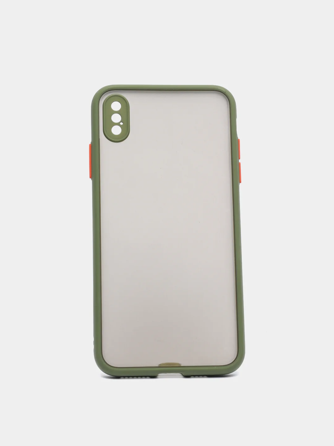 Оливковый чехол защитный матовый, жесткий, для iPhone Айфон XS Max / 11 / 11 Pro / 11 Pro Max / 12
