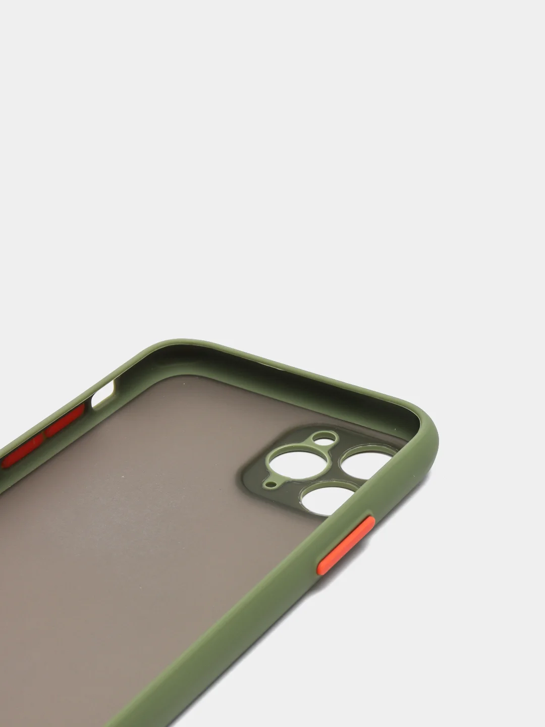 Оливковый чехол защитный матовый, жесткий, для iPhone Айфон XS Max / 11 / 11 Pro / 11 Pro Max / 12