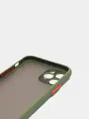 Оливковый чехол защитный матовый, жесткий, для iPhone Айфон XS Max / 11 / 11 Pro / 11 Pro Max / 12