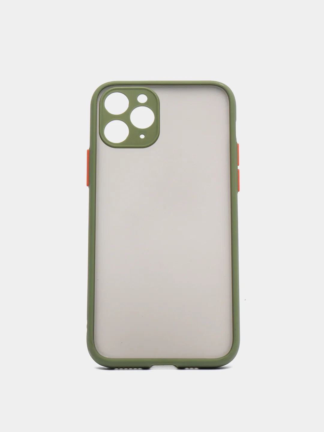 Оливковый чехол защитный матовый, жесткий, для iPhone Айфон XS Max / 11 / 11 Pro / 11 Pro Max / 12