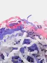 Аметистовый бумажный наполнитель "Триколор" 4 мм, 2 цвета