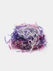 Аметистовый бумажный наполнитель "Триколор" 4 мм, 2 цвета
