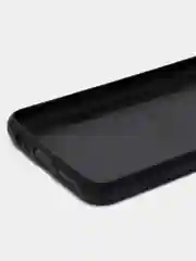 Синий силиконовый чехол накладка для Realme C15 с текстурой кожи (под кожу)